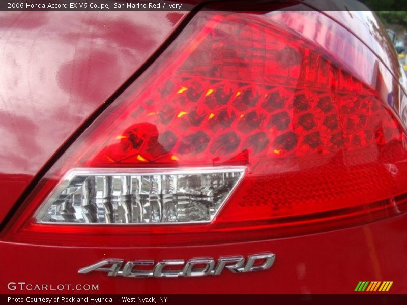 San Marino Red / Ivory 2006 Honda Accord EX V6 Coupe