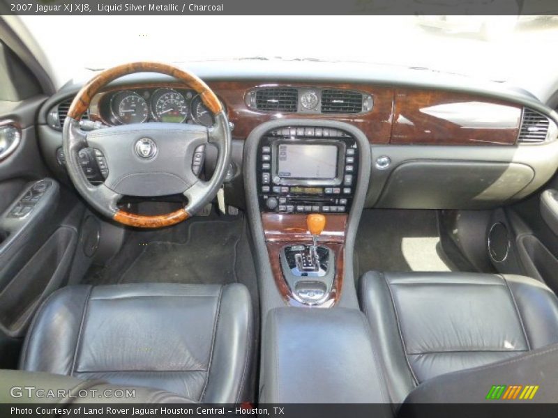 Liquid Silver Metallic / Charcoal 2007 Jaguar XJ XJ8