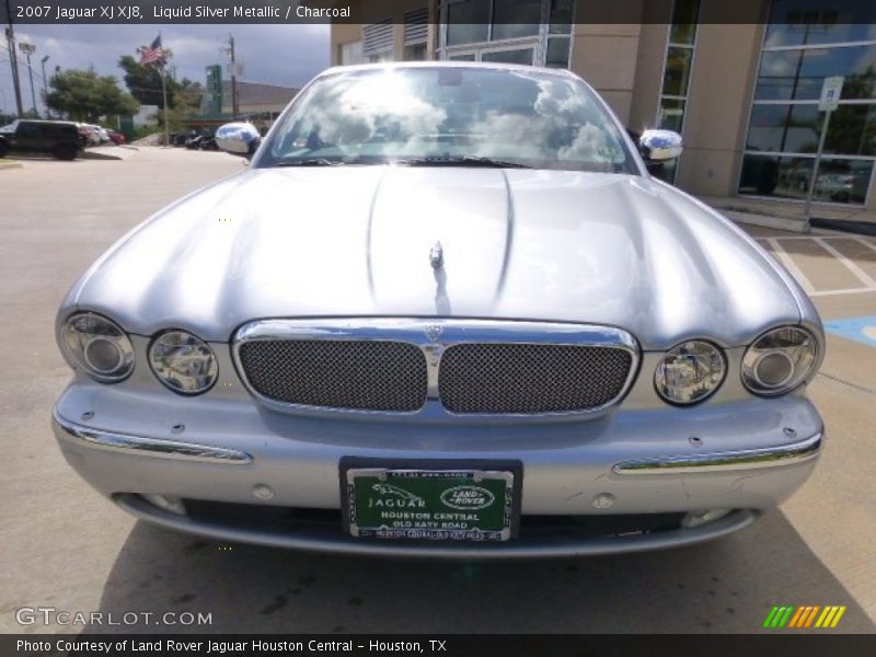 Liquid Silver Metallic / Charcoal 2007 Jaguar XJ XJ8
