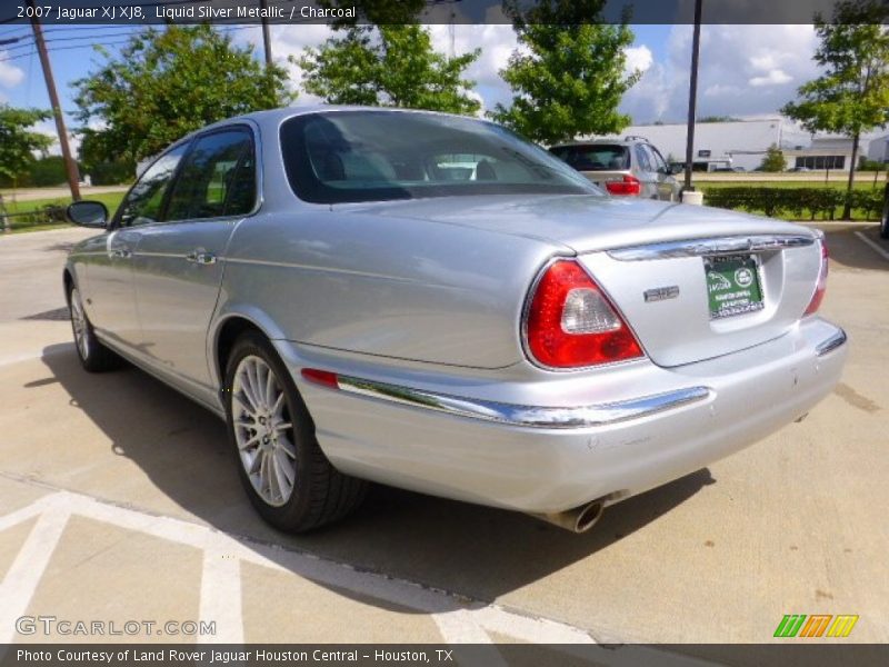 Liquid Silver Metallic / Charcoal 2007 Jaguar XJ XJ8