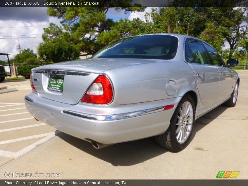 Liquid Silver Metallic / Charcoal 2007 Jaguar XJ XJ8