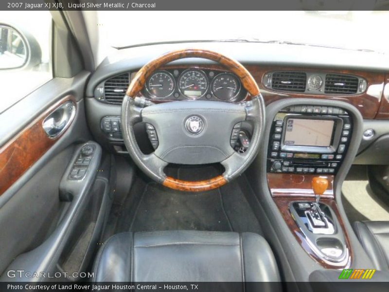 Liquid Silver Metallic / Charcoal 2007 Jaguar XJ XJ8