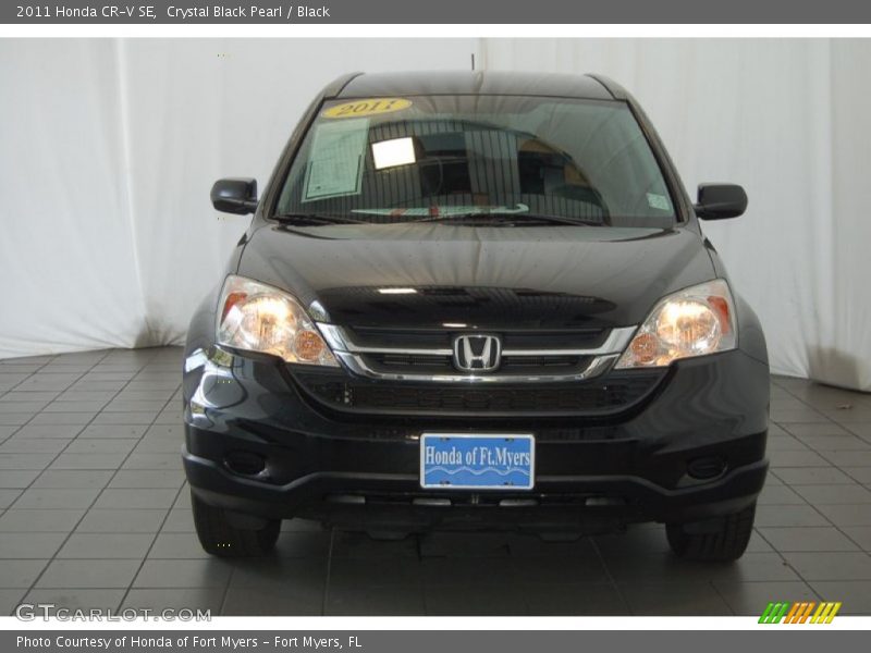 Crystal Black Pearl / Black 2011 Honda CR-V SE