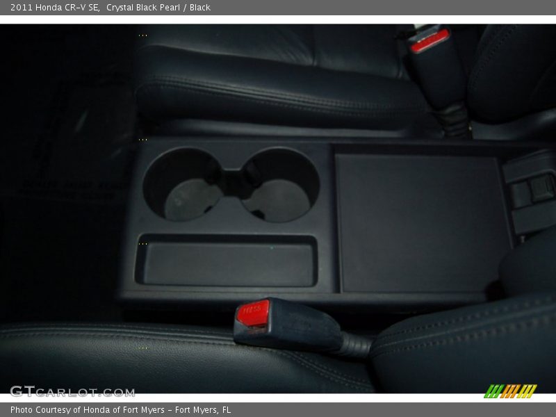 Crystal Black Pearl / Black 2011 Honda CR-V SE
