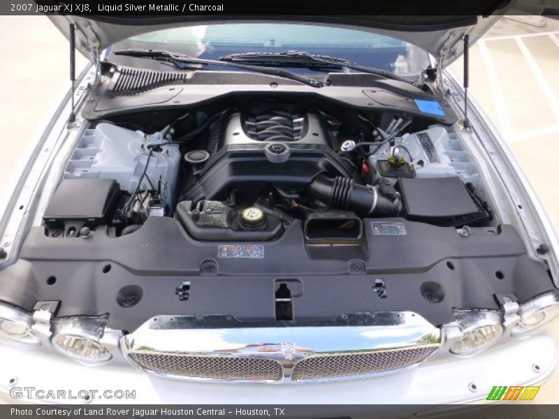 Liquid Silver Metallic / Charcoal 2007 Jaguar XJ XJ8