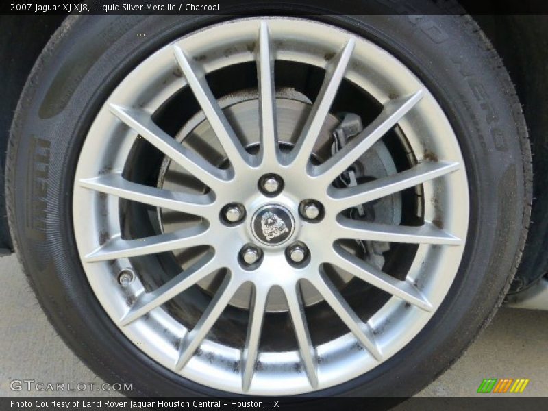 Liquid Silver Metallic / Charcoal 2007 Jaguar XJ XJ8