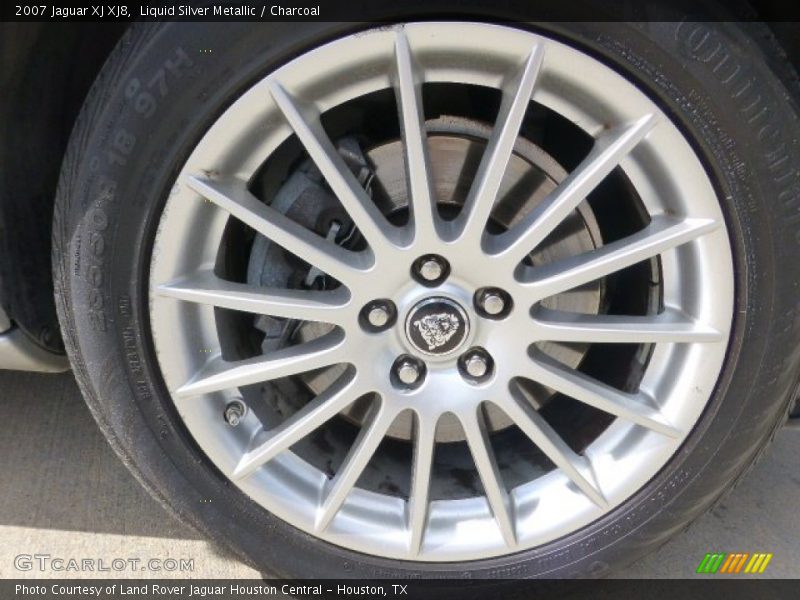 Liquid Silver Metallic / Charcoal 2007 Jaguar XJ XJ8