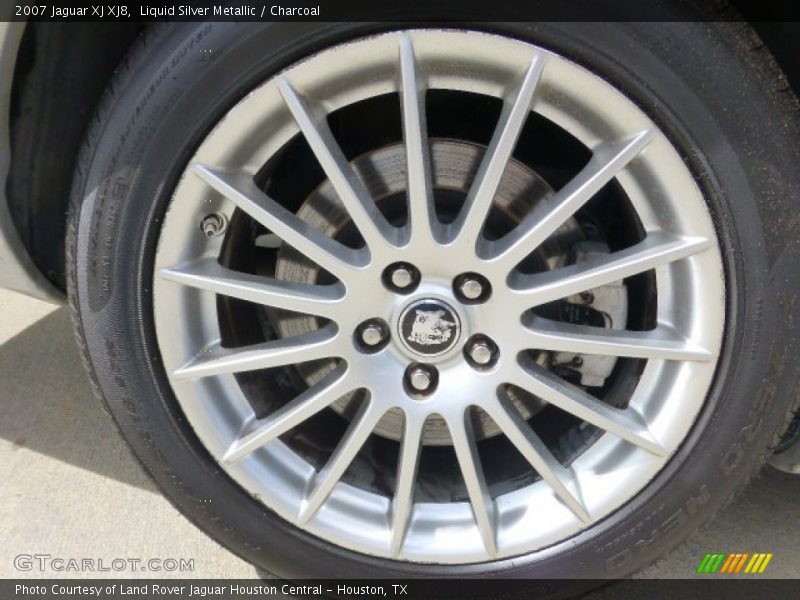 Liquid Silver Metallic / Charcoal 2007 Jaguar XJ XJ8