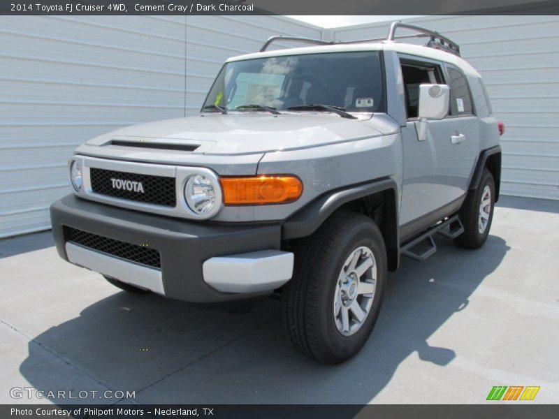 Cement Gray / Dark Charcoal 2014 Toyota FJ Cruiser 4WD