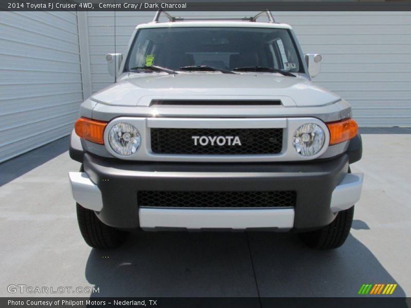 Cement Gray / Dark Charcoal 2014 Toyota FJ Cruiser 4WD