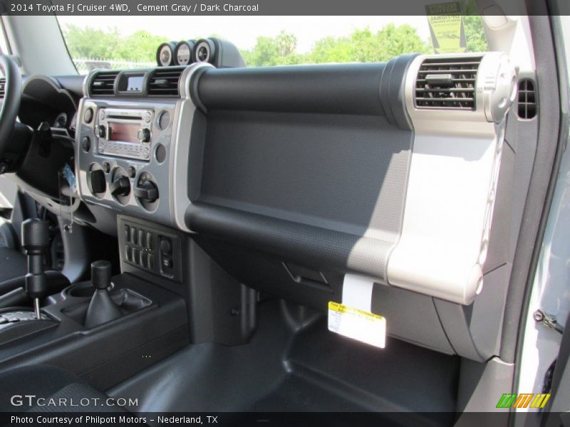 Cement Gray / Dark Charcoal 2014 Toyota FJ Cruiser 4WD