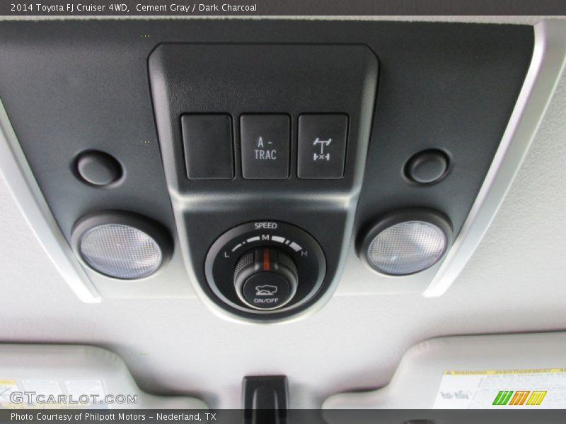 Cement Gray / Dark Charcoal 2014 Toyota FJ Cruiser 4WD