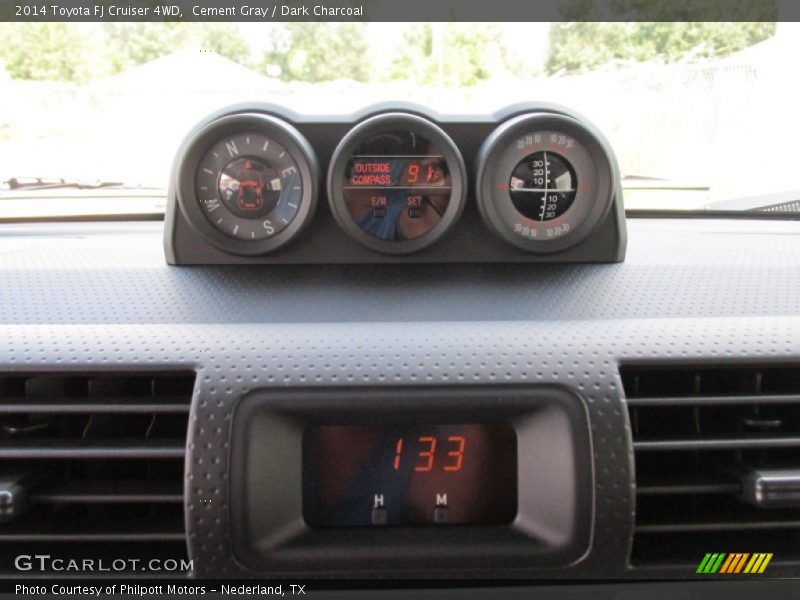 Cement Gray / Dark Charcoal 2014 Toyota FJ Cruiser 4WD