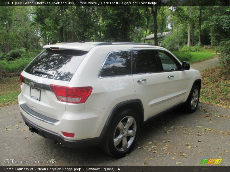 Stone White / Dark Frost Beige/Light Frost Beige 2011 Jeep Grand Cherokee Overland 4x4