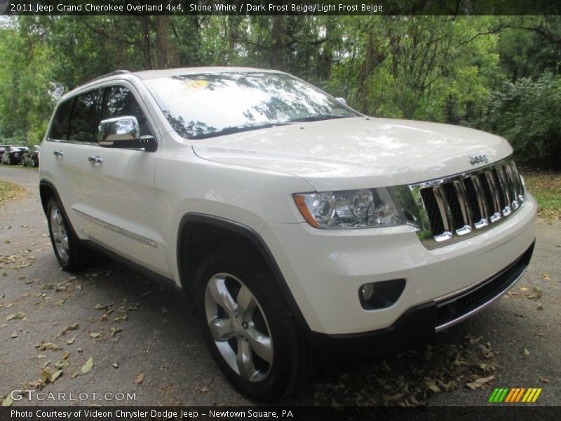 Stone White / Dark Frost Beige/Light Frost Beige 2011 Jeep Grand Cherokee Overland 4x4