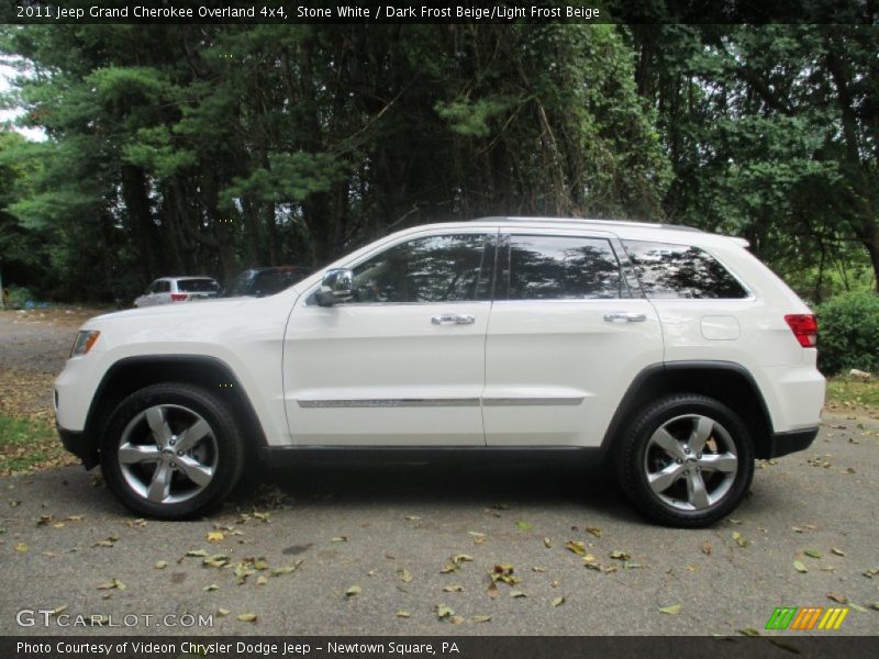 Stone White / Dark Frost Beige/Light Frost Beige 2011 Jeep Grand Cherokee Overland 4x4