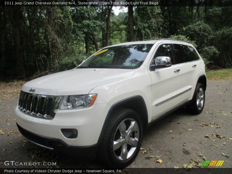 Stone White / Dark Frost Beige/Light Frost Beige 2011 Jeep Grand Cherokee Overland 4x4