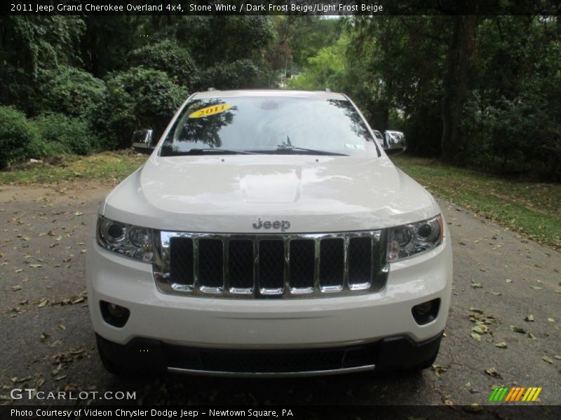 Stone White / Dark Frost Beige/Light Frost Beige 2011 Jeep Grand Cherokee Overland 4x4