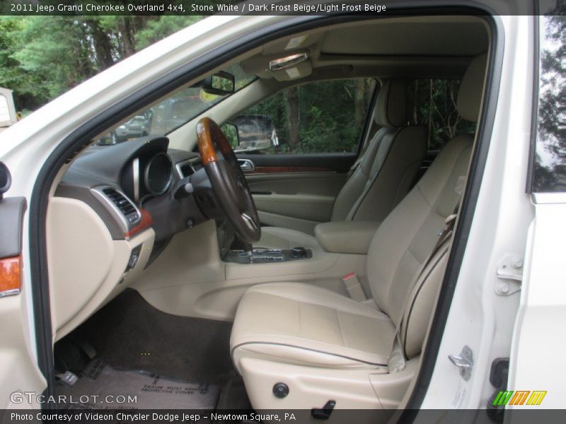 Stone White / Dark Frost Beige/Light Frost Beige 2011 Jeep Grand Cherokee Overland 4x4
