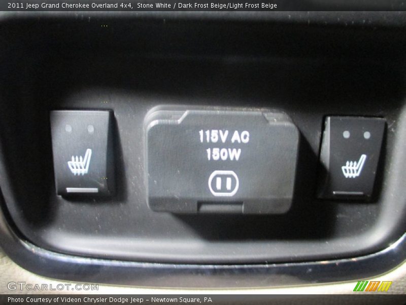 Stone White / Dark Frost Beige/Light Frost Beige 2011 Jeep Grand Cherokee Overland 4x4