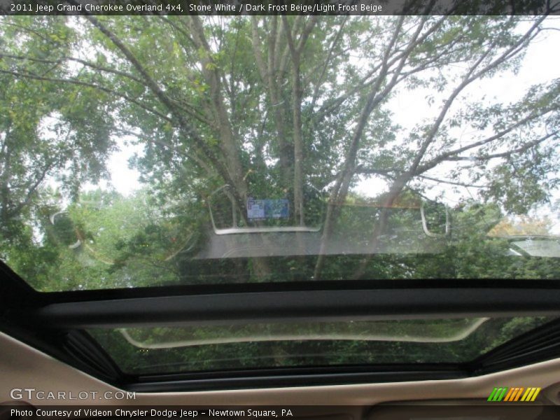Stone White / Dark Frost Beige/Light Frost Beige 2011 Jeep Grand Cherokee Overland 4x4