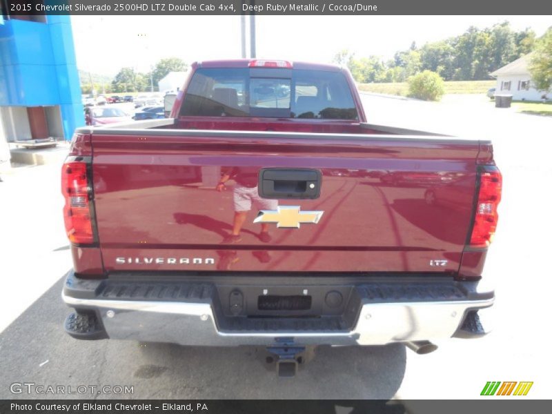 Deep Ruby Metallic / Cocoa/Dune 2015 Chevrolet Silverado 2500HD LTZ Double Cab 4x4