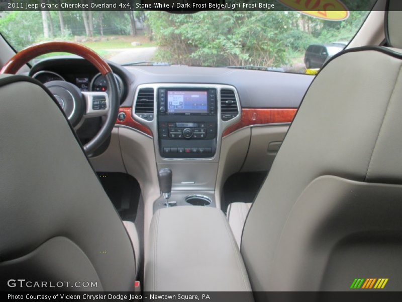 Stone White / Dark Frost Beige/Light Frost Beige 2011 Jeep Grand Cherokee Overland 4x4