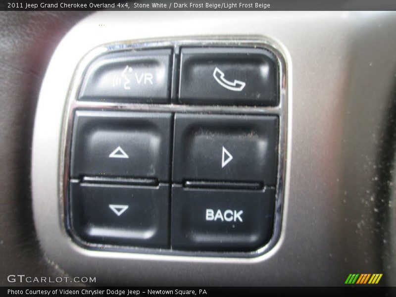 Stone White / Dark Frost Beige/Light Frost Beige 2011 Jeep Grand Cherokee Overland 4x4
