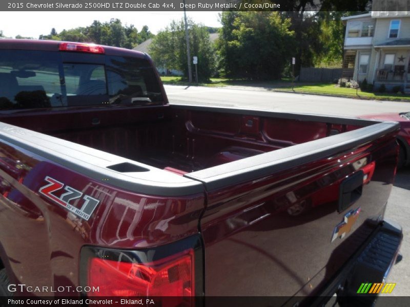 Deep Ruby Metallic / Cocoa/Dune 2015 Chevrolet Silverado 2500HD LTZ Double Cab 4x4