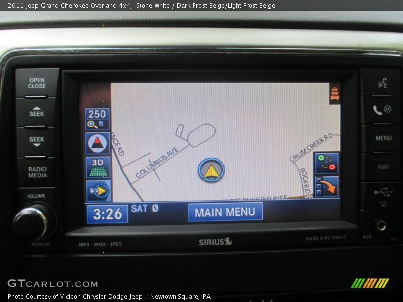 Stone White / Dark Frost Beige/Light Frost Beige 2011 Jeep Grand Cherokee Overland 4x4