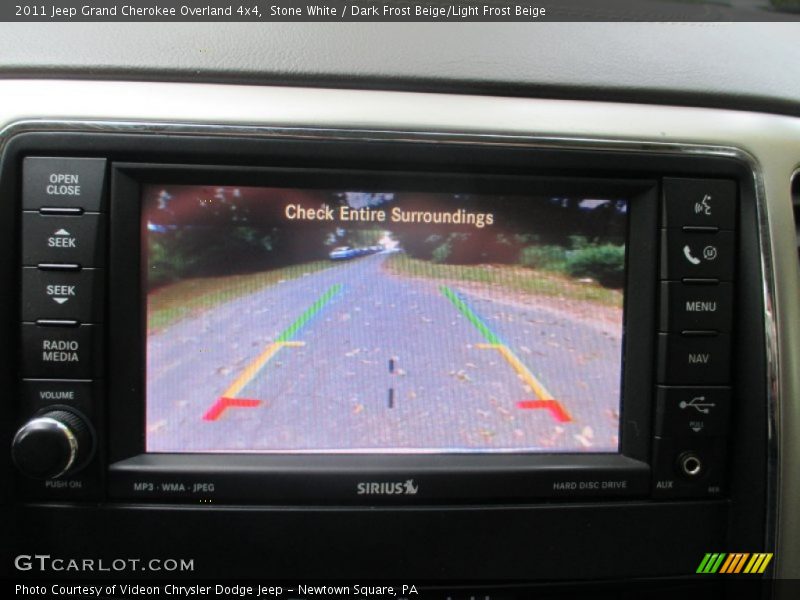Stone White / Dark Frost Beige/Light Frost Beige 2011 Jeep Grand Cherokee Overland 4x4