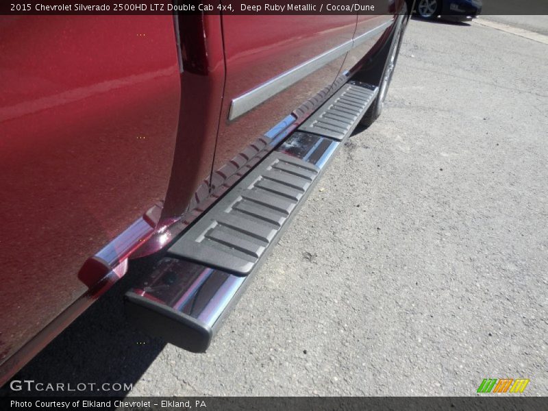 Deep Ruby Metallic / Cocoa/Dune 2015 Chevrolet Silverado 2500HD LTZ Double Cab 4x4