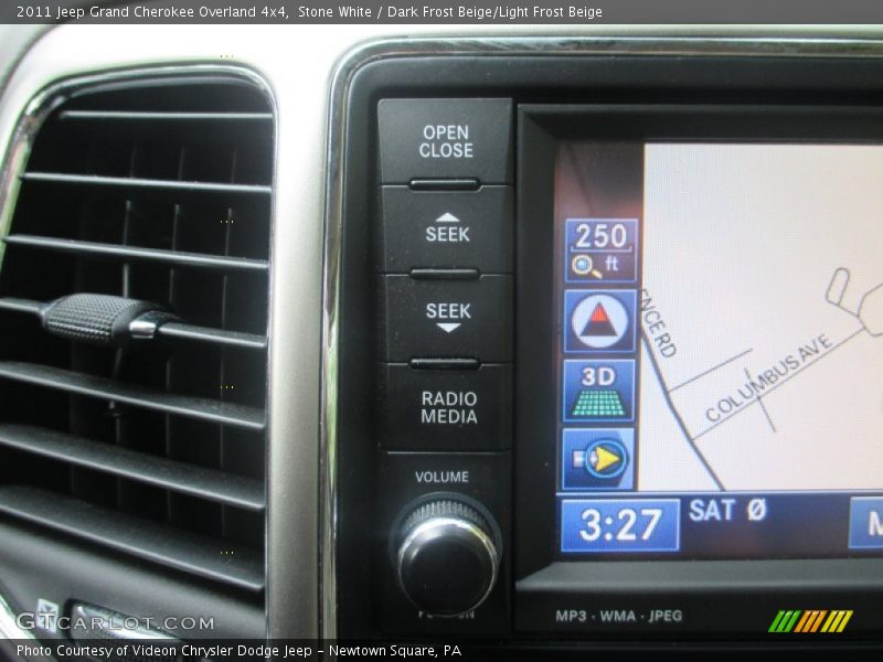 Stone White / Dark Frost Beige/Light Frost Beige 2011 Jeep Grand Cherokee Overland 4x4
