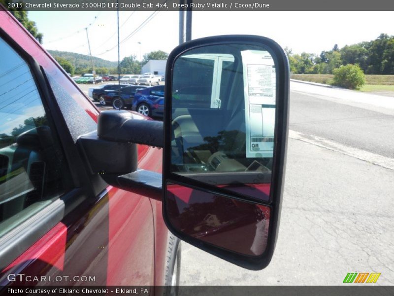 Deep Ruby Metallic / Cocoa/Dune 2015 Chevrolet Silverado 2500HD LTZ Double Cab 4x4