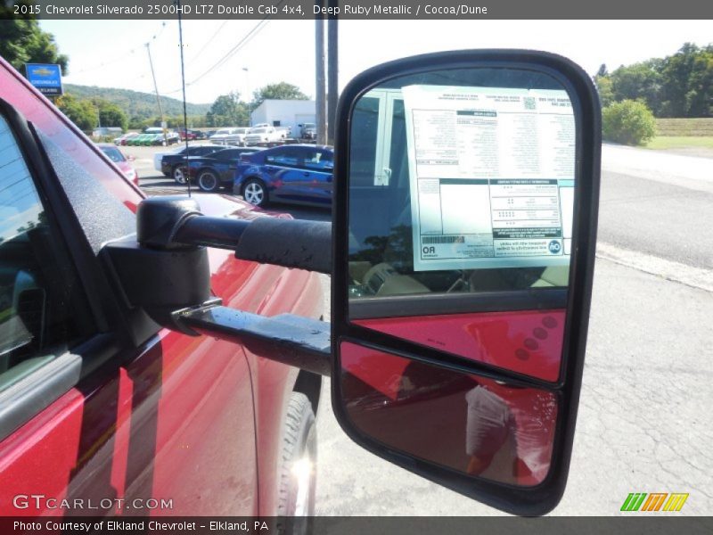 Deep Ruby Metallic / Cocoa/Dune 2015 Chevrolet Silverado 2500HD LTZ Double Cab 4x4