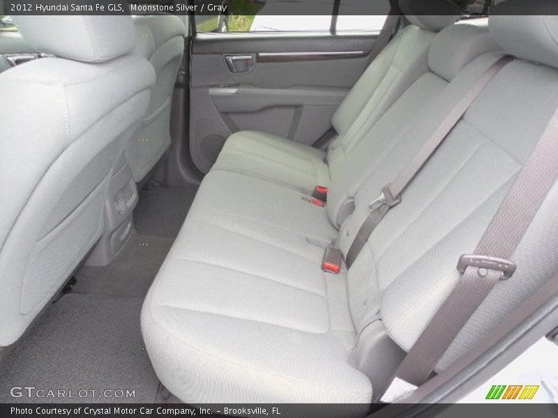 Moonstone Silver / Gray 2012 Hyundai Santa Fe GLS