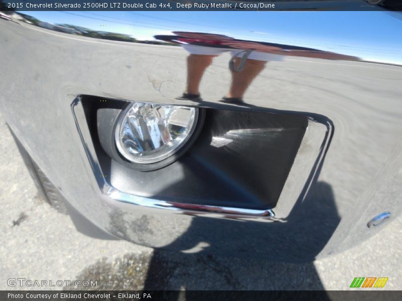 Deep Ruby Metallic / Cocoa/Dune 2015 Chevrolet Silverado 2500HD LTZ Double Cab 4x4