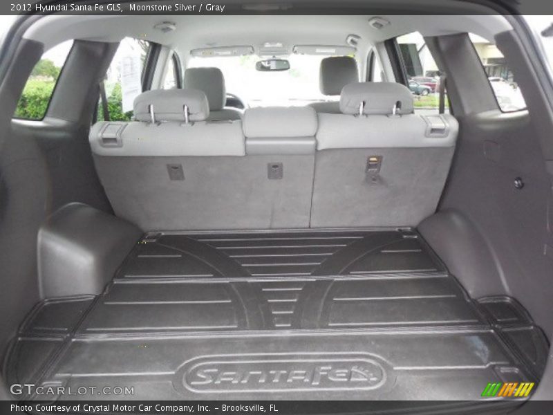 Moonstone Silver / Gray 2012 Hyundai Santa Fe GLS