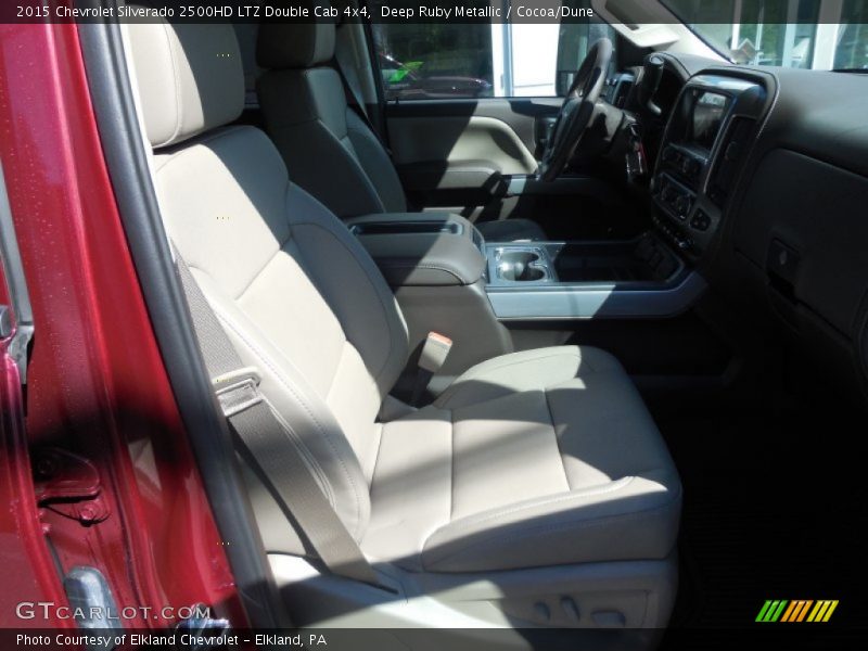 Deep Ruby Metallic / Cocoa/Dune 2015 Chevrolet Silverado 2500HD LTZ Double Cab 4x4