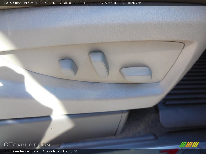 Deep Ruby Metallic / Cocoa/Dune 2015 Chevrolet Silverado 2500HD LTZ Double Cab 4x4