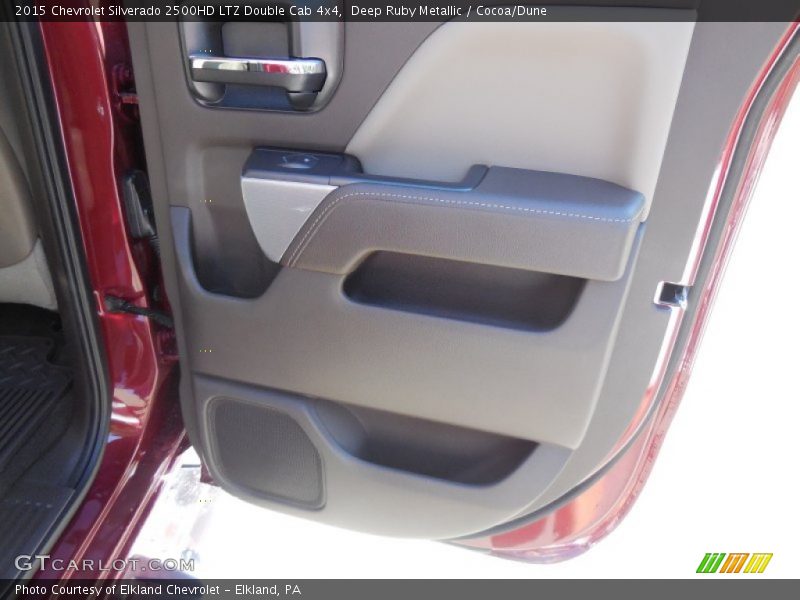 Deep Ruby Metallic / Cocoa/Dune 2015 Chevrolet Silverado 2500HD LTZ Double Cab 4x4