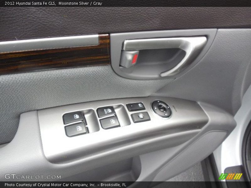 Moonstone Silver / Gray 2012 Hyundai Santa Fe GLS