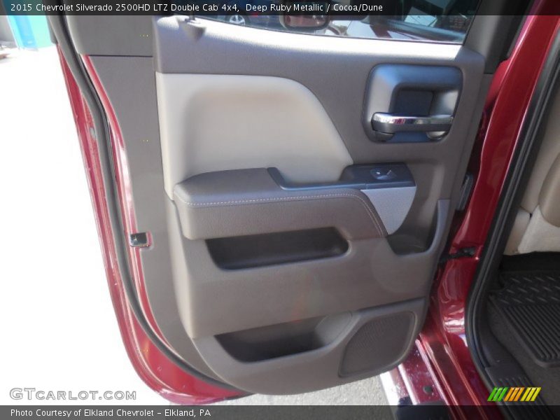 Deep Ruby Metallic / Cocoa/Dune 2015 Chevrolet Silverado 2500HD LTZ Double Cab 4x4
