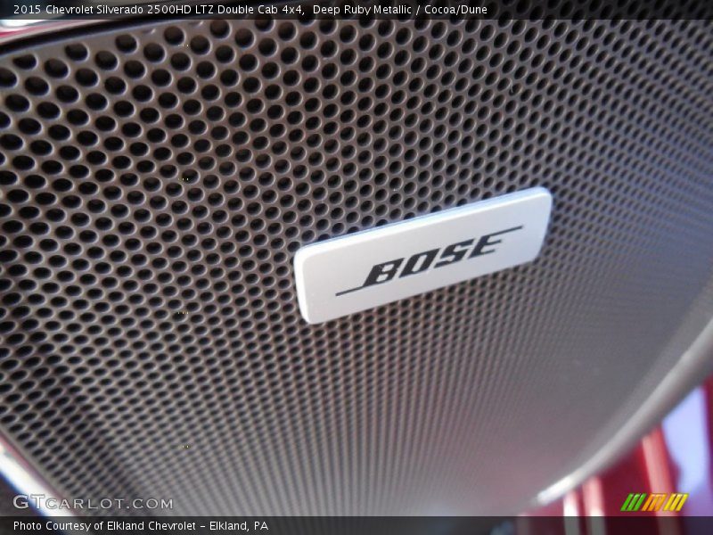 Deep Ruby Metallic / Cocoa/Dune 2015 Chevrolet Silverado 2500HD LTZ Double Cab 4x4