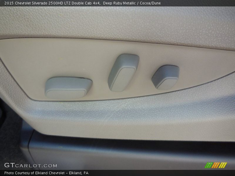Deep Ruby Metallic / Cocoa/Dune 2015 Chevrolet Silverado 2500HD LTZ Double Cab 4x4