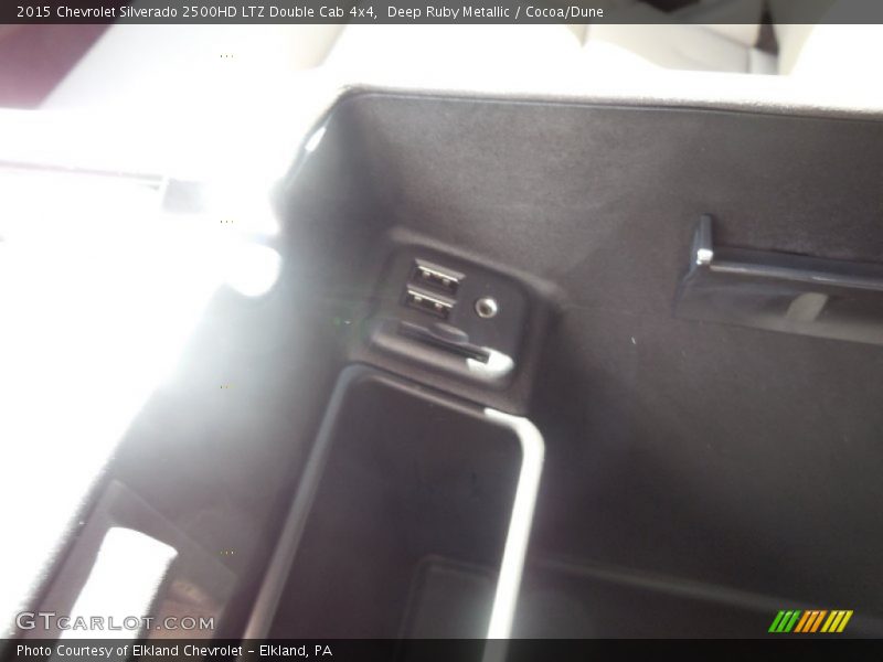 Deep Ruby Metallic / Cocoa/Dune 2015 Chevrolet Silverado 2500HD LTZ Double Cab 4x4