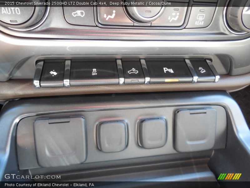 Deep Ruby Metallic / Cocoa/Dune 2015 Chevrolet Silverado 2500HD LTZ Double Cab 4x4