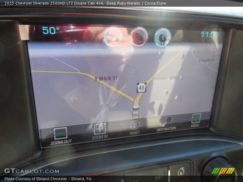 Deep Ruby Metallic / Cocoa/Dune 2015 Chevrolet Silverado 2500HD LTZ Double Cab 4x4