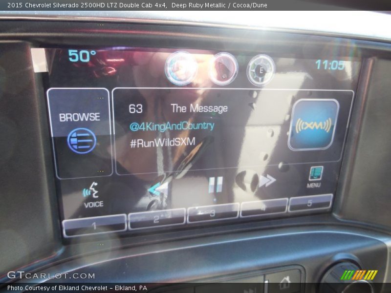 Deep Ruby Metallic / Cocoa/Dune 2015 Chevrolet Silverado 2500HD LTZ Double Cab 4x4