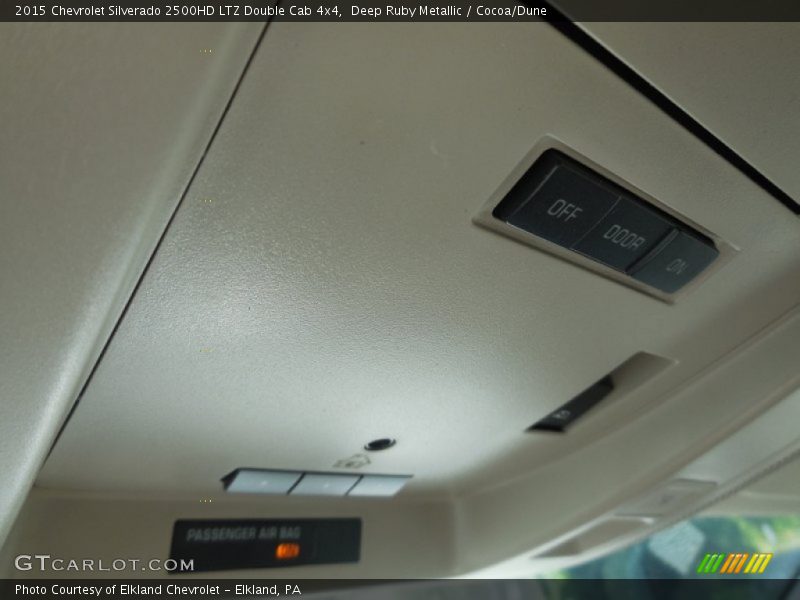 Deep Ruby Metallic / Cocoa/Dune 2015 Chevrolet Silverado 2500HD LTZ Double Cab 4x4